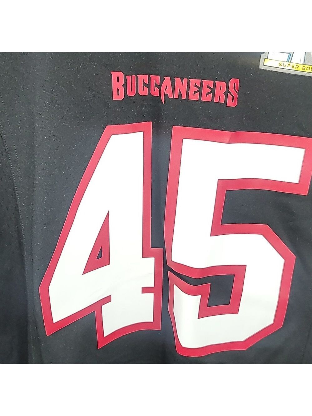 Tampa Bay Buccaneers White super bowl livjersey small 45 new nwt - Picture 5 of 7